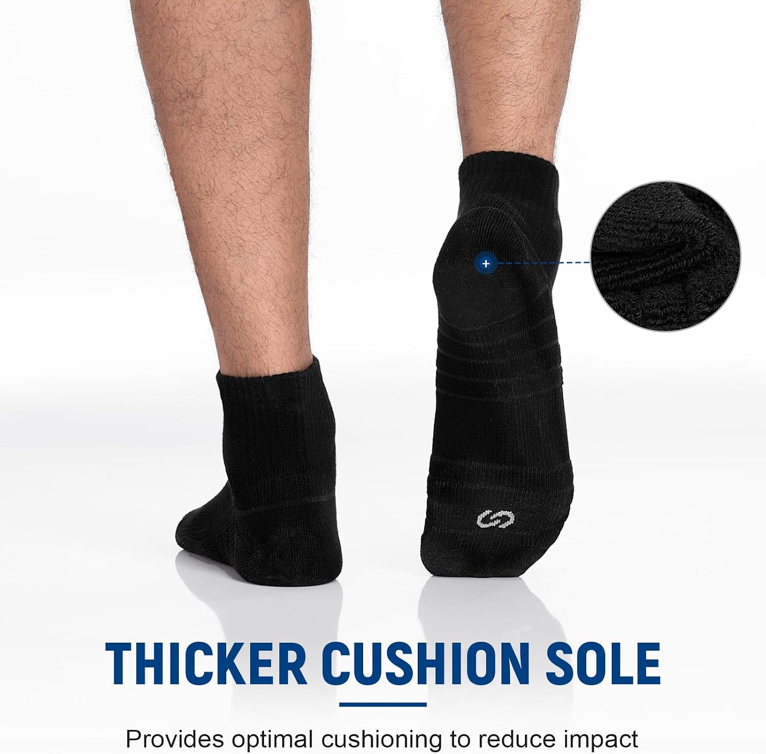 Detalle 2 de coskefy Sports Quarter Ankle Socks 6 pairs