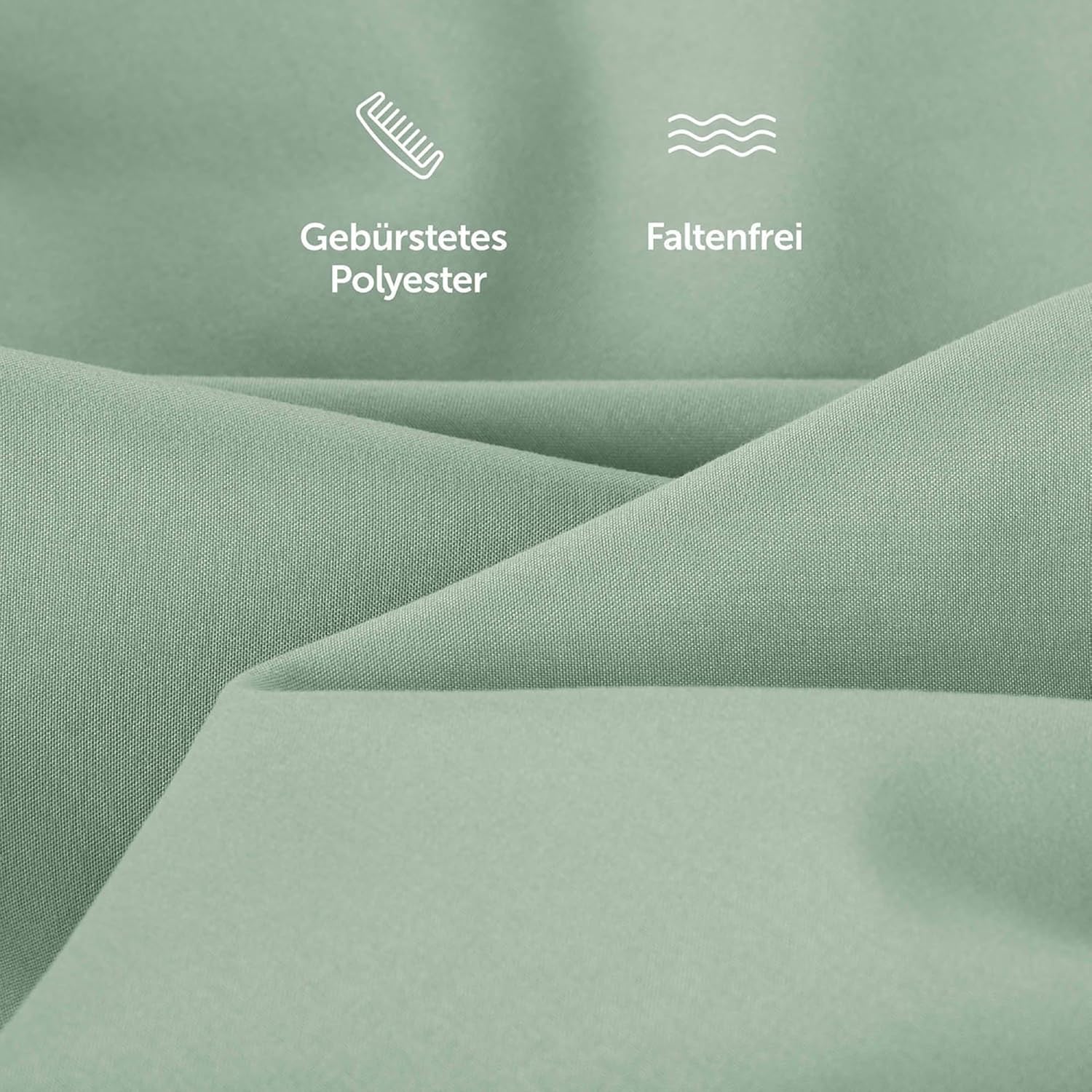 Thumbnail 3 de Blumtal Housse Oreiller Dormeur Latéral 40x145 cm – Lot de 2 en Microfibre Certifiée Oeko-Tex, Vert