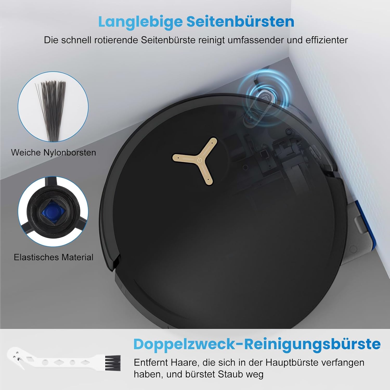 Thumbnail 4 de Pure Realm 26-teiliges Zubehörset für ECOVACS DEEBOT X8 PRO Omni / X8 Omni (Ersatzteile für X8-Serie)