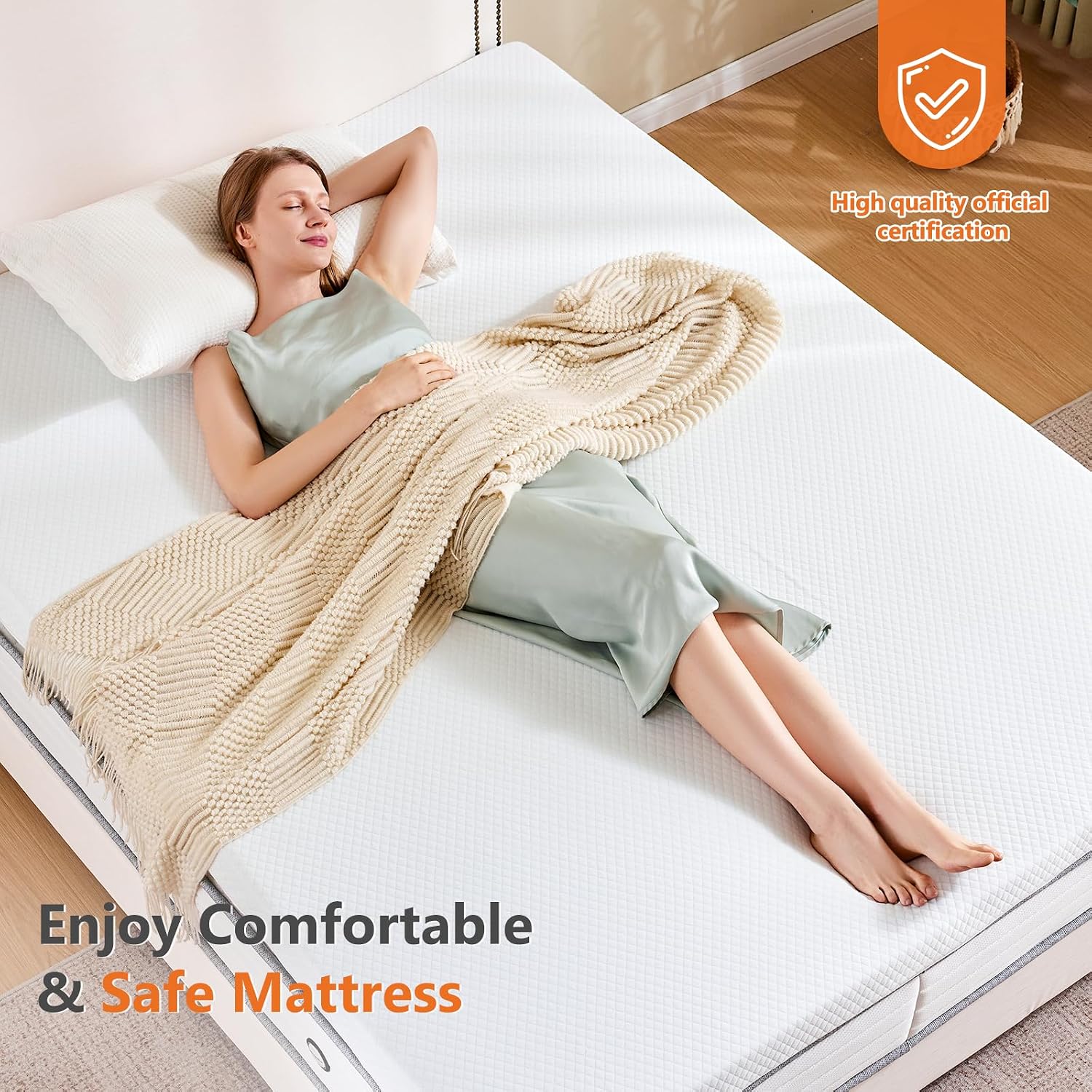Thumbnail 6 de Sweetcrispy Memory Foam Mattress Topper King