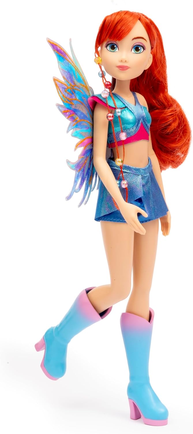 Thumbnail 3 de Winx, Poupée articulée 26 cm – Bloom, série Fairy, modèle Fairy – bleu