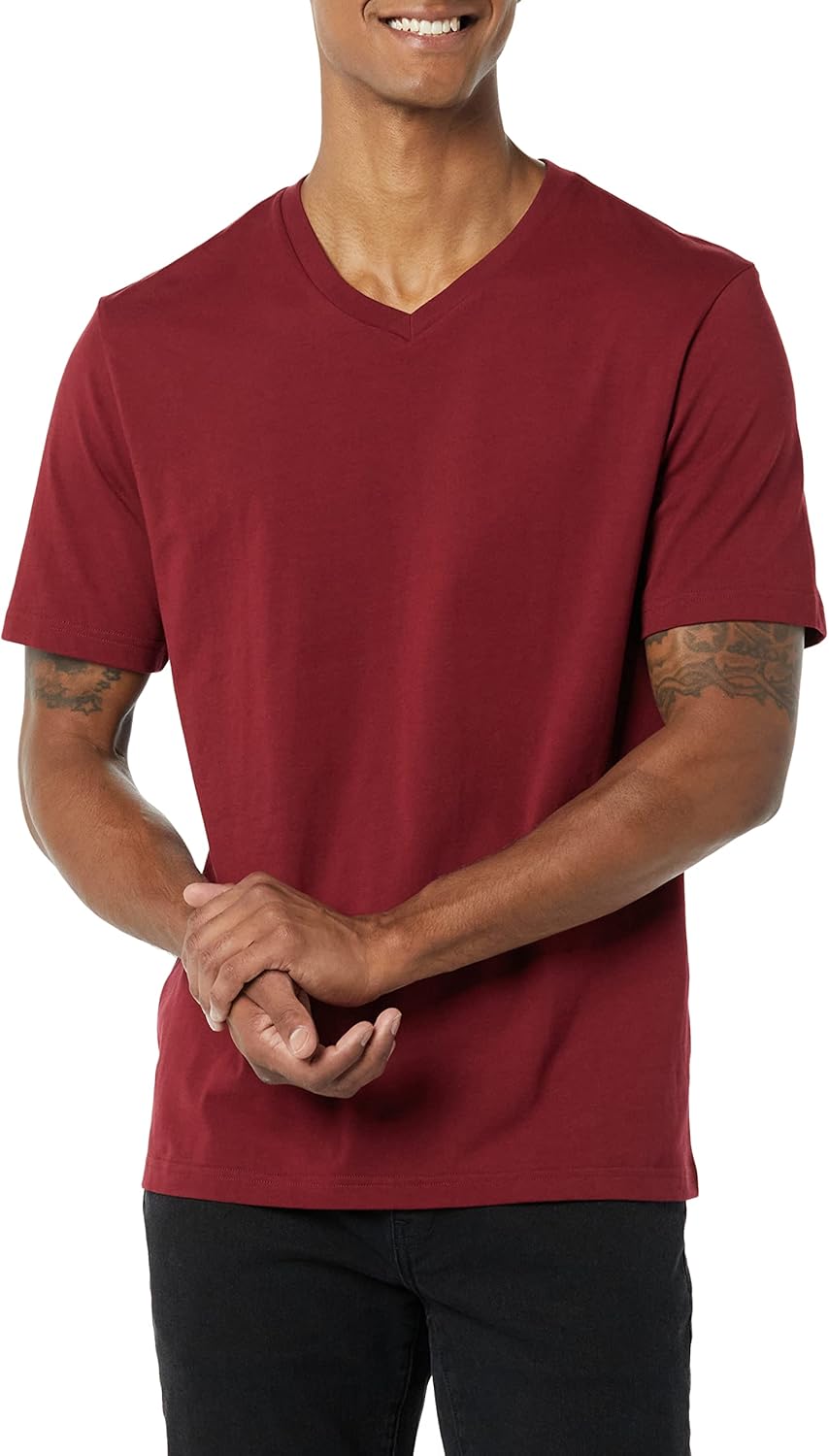 Thumbnail 1 de Amazon Essentials Herren Kurzarm-T-Shirts mit V-Ausschnitt – lässig für den Alltag