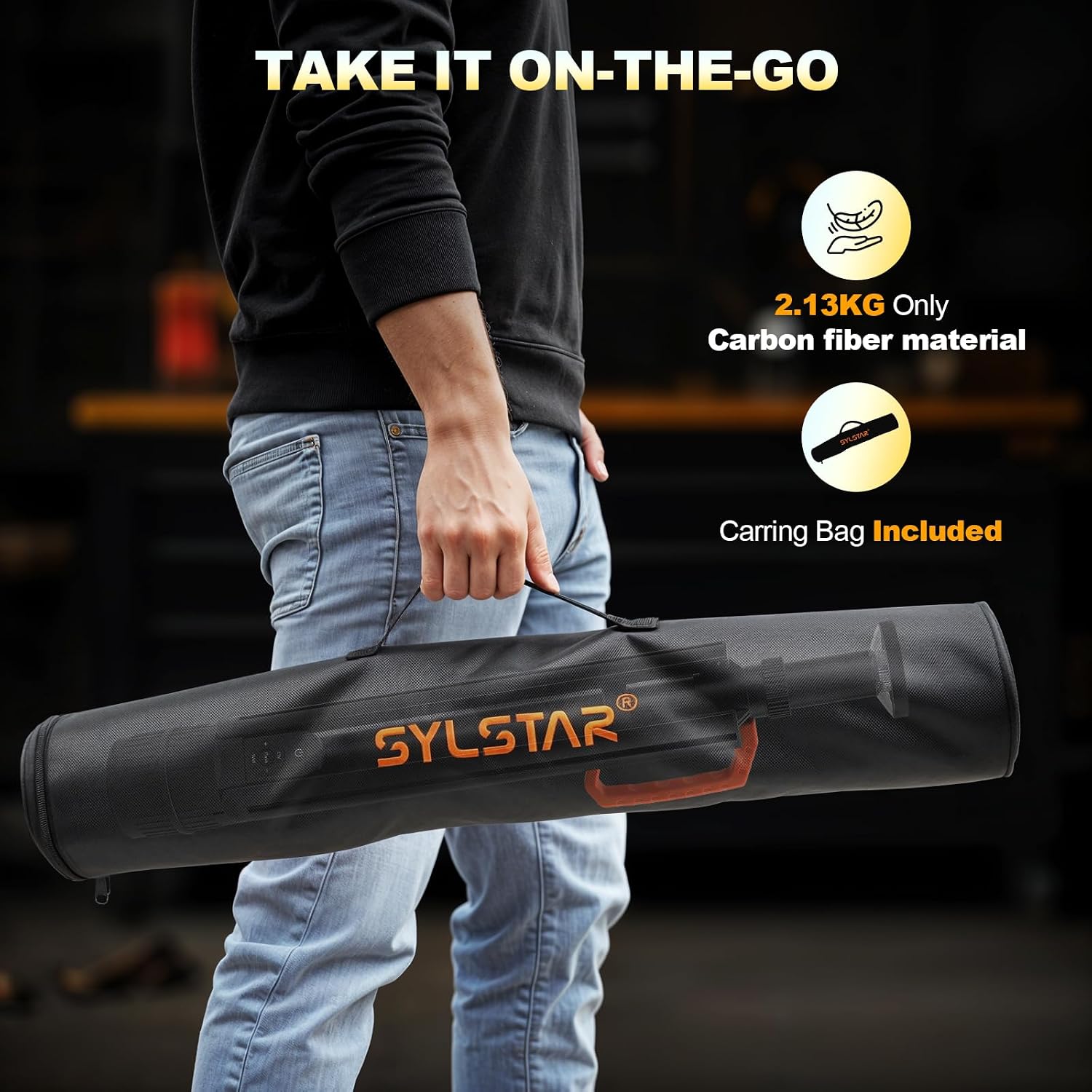 Thumbnail 6 de SYLSTAR Projecteur sur Pied avec Télécommande — 3000LM, Télécommande, 265 cm, USB-C