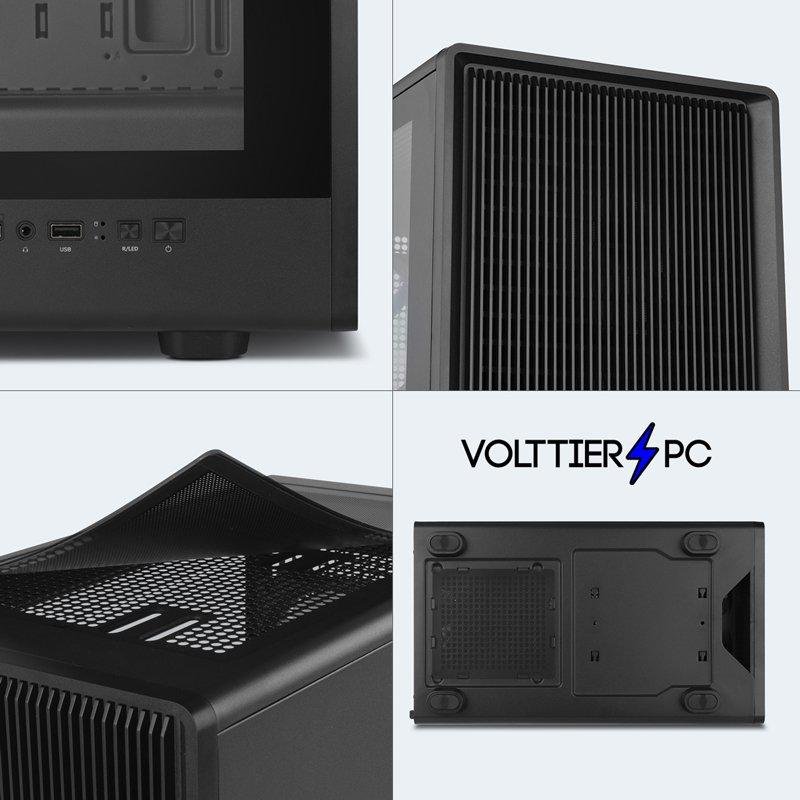 Detalle 2 de VolttierPC PC sobremesa con AMD Ryzen 5 5500, RTX 5060, 16GB RAM y SSD 1TB (Windows 11 Pro, WiFi 6, Bluetooth 5.2)