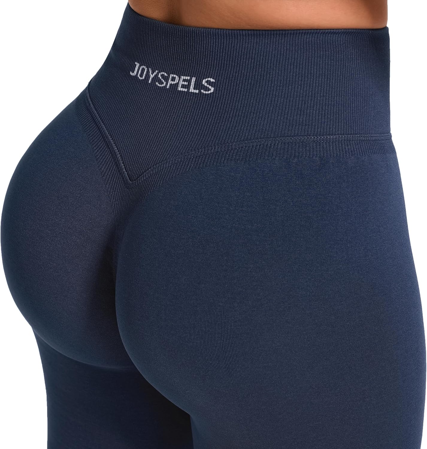 Thumbnail 2 de JOYSPELS Seamless Gym Leggings for Women – High Waisted Ruched Scrunch Bum Activewear