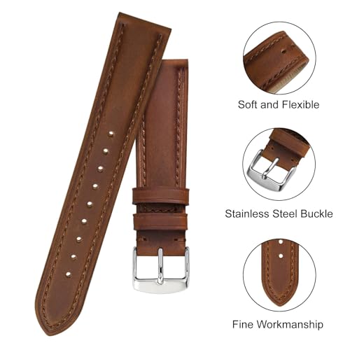Thumbnail 3 de Bracelet BISONSTRAP en cuir, 14 mm