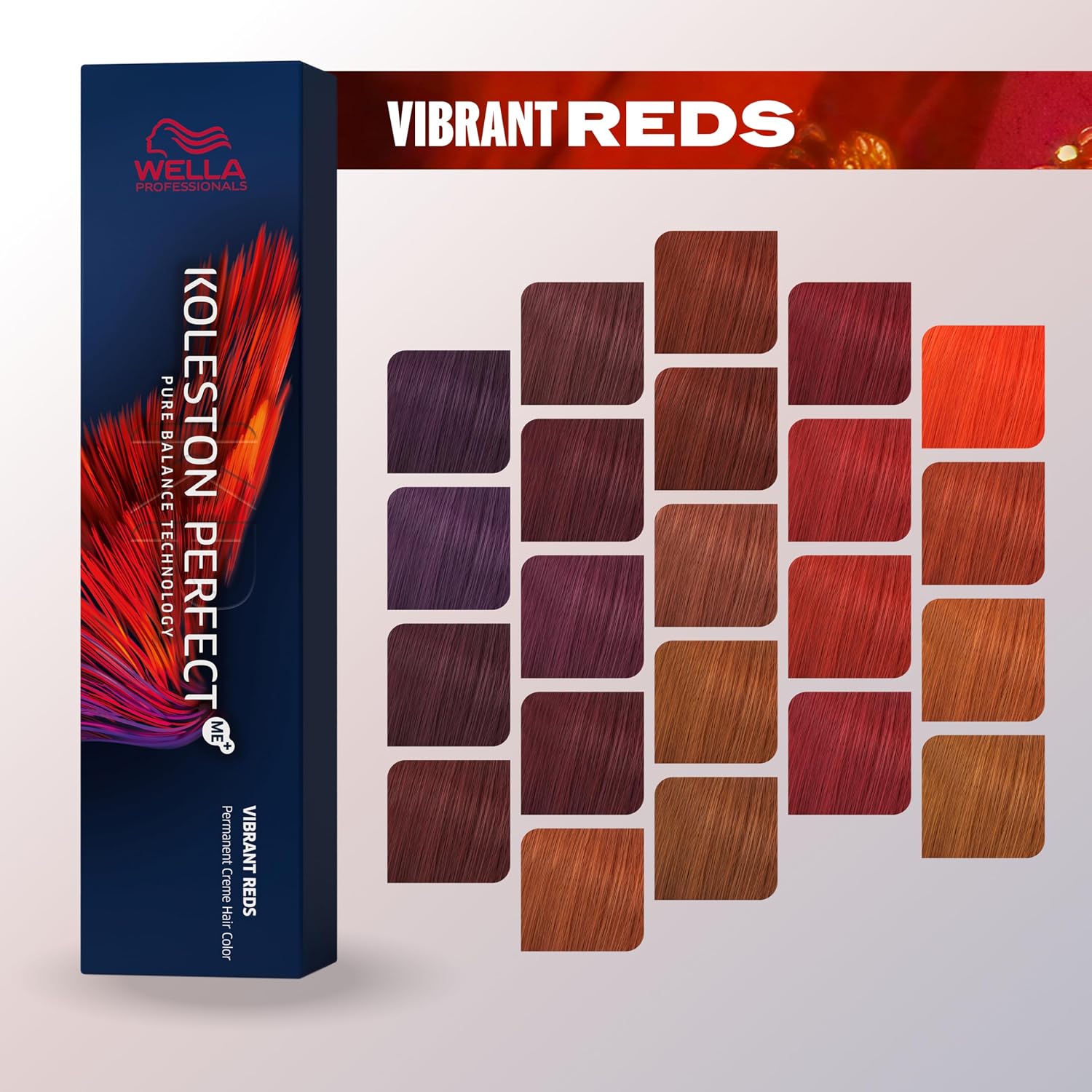 Detalle de Wella Professionals Koleston Perfect Vibrant Reds – Permanente Haarfarbe, 100% Grauabdeckung