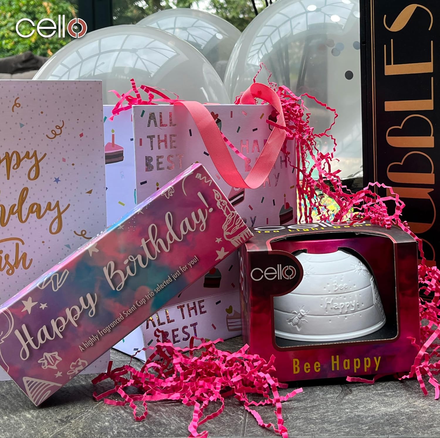 Thumbnail 6 de Cello Porzellan-Teelichthalter „Kuppel“ mit 3D-Projektionsbild – Bee Happy Design