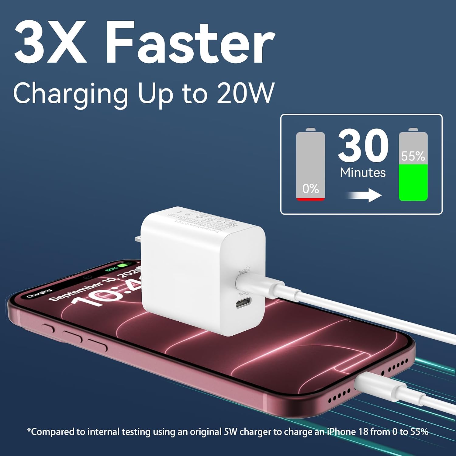 Detalle 2 de Fast Charging Cord 10FT for iPhone