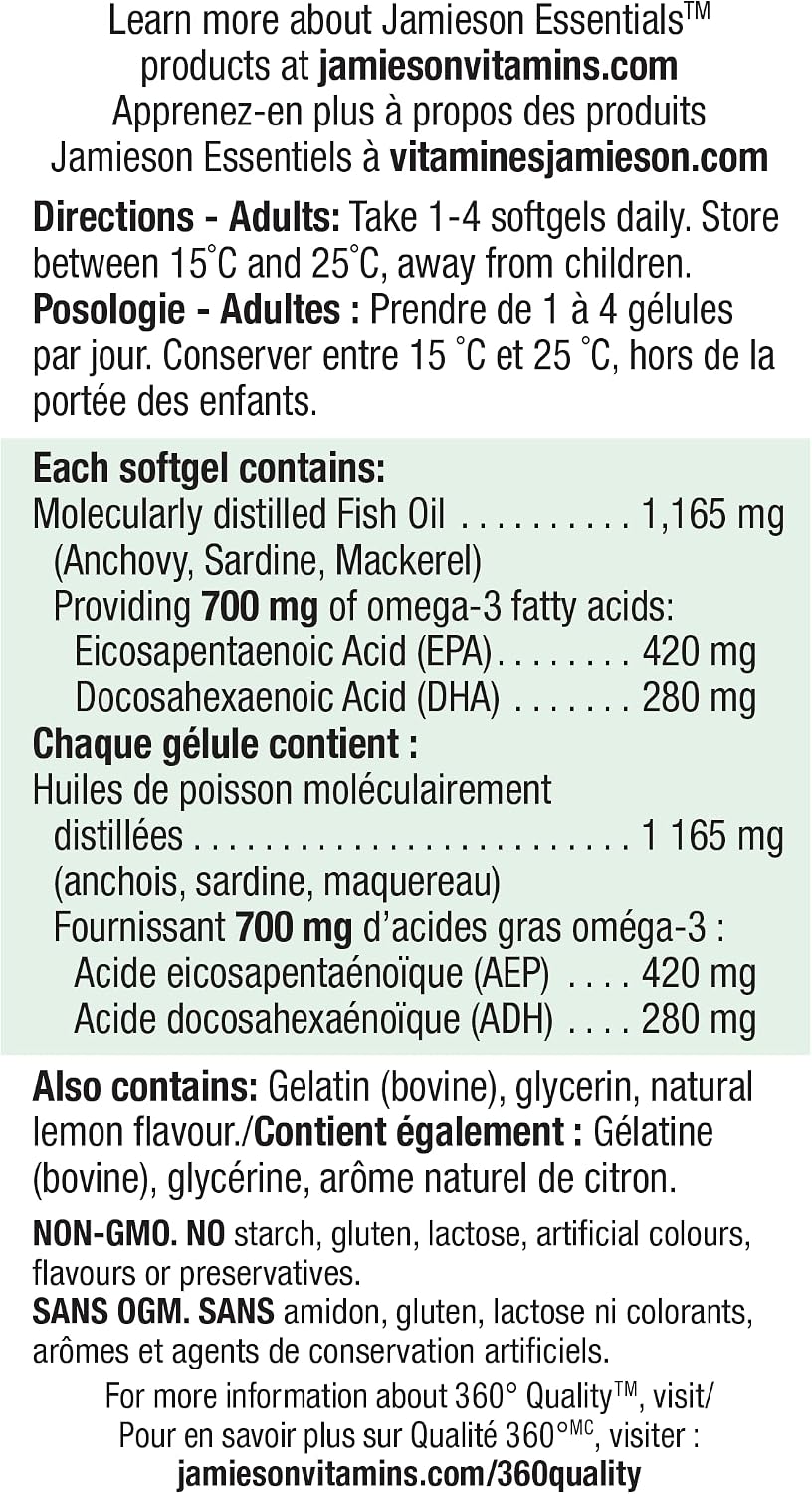 Thumbnail 5 de Jamieson Omega-3 softgels 700 mg