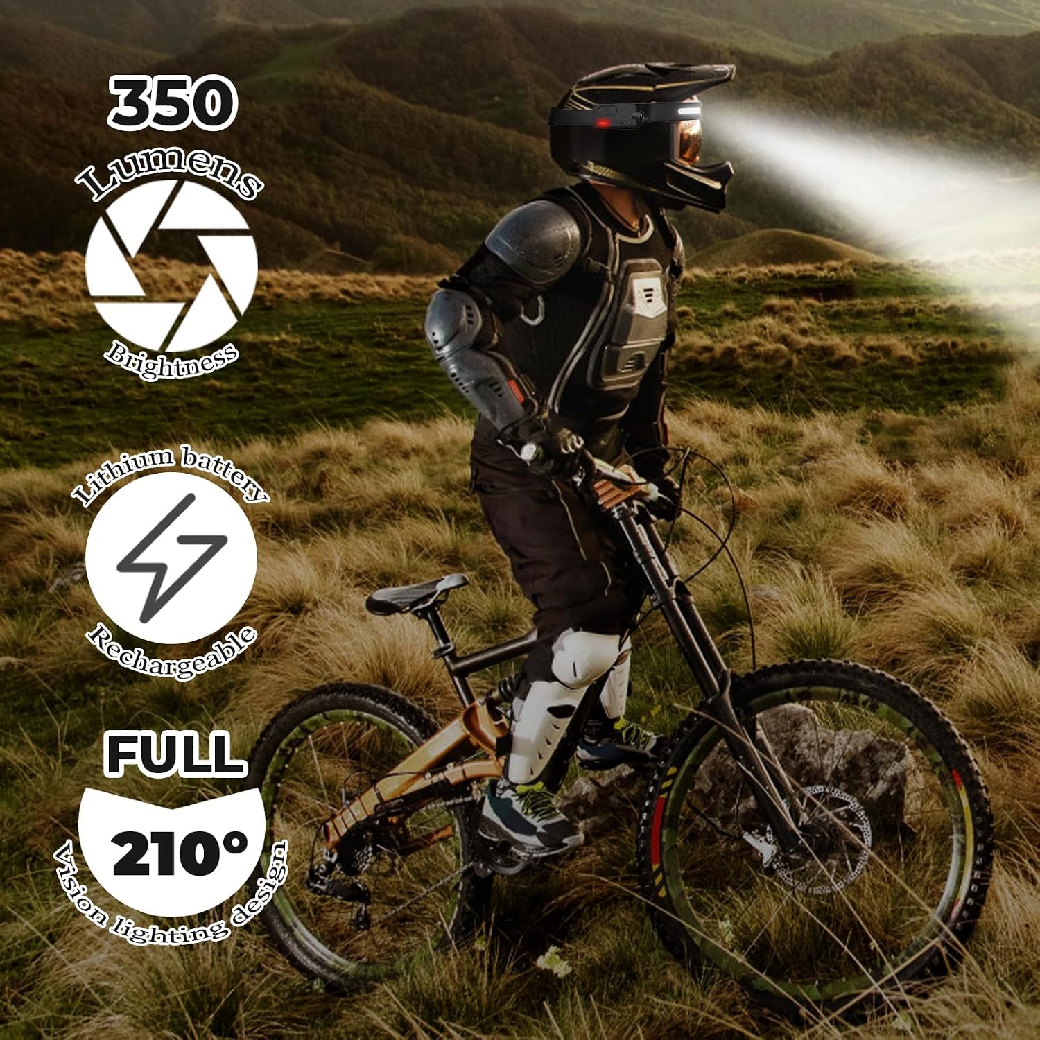 Detalle 2 de Vokida Outdoor Vibes Stirnlampe 350 Lumen đŠ