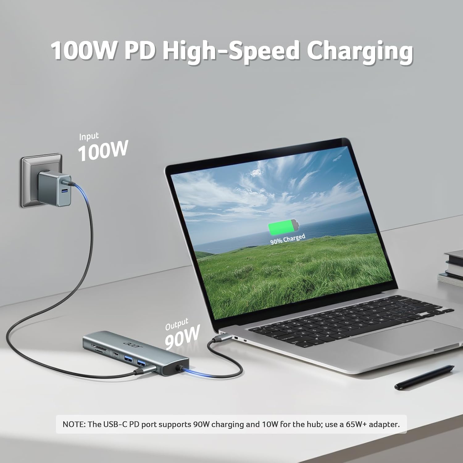 Thumbnail 4 de acer USB C Hub 7‑in‑1 with 100W PD