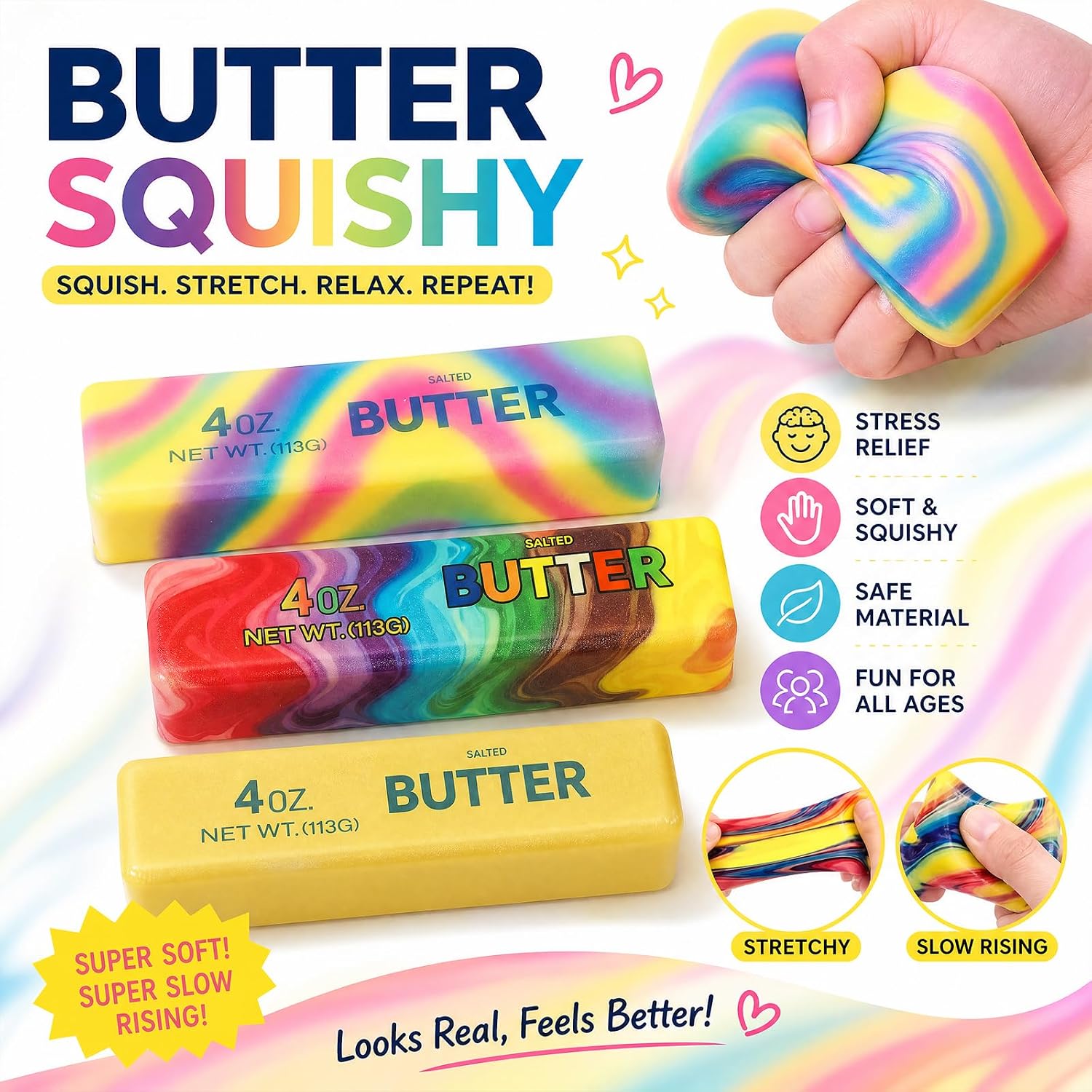 Detalle 2 de Butter Squishy Fidget Toys