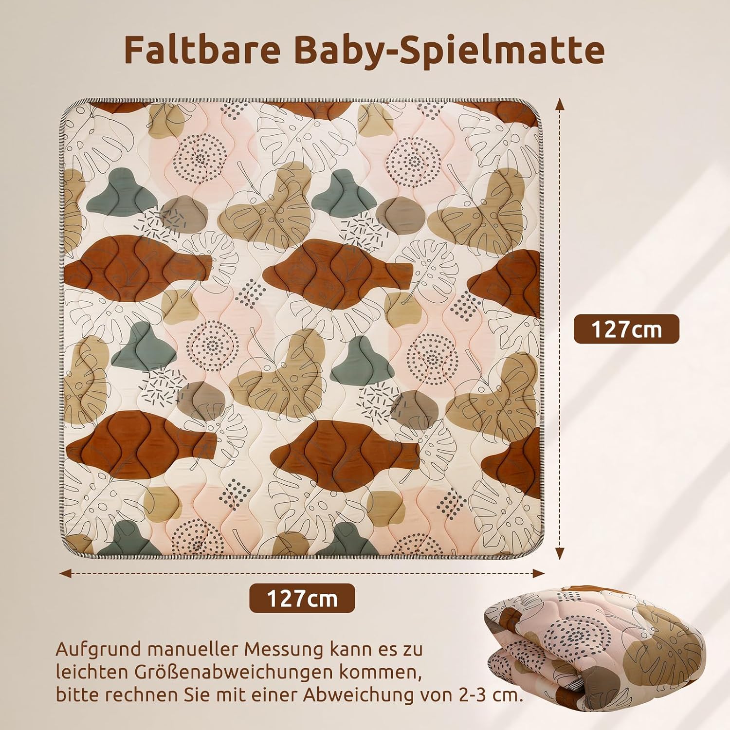 Thumbnail 1 de Tuocal Baby Spielmatte 127 x 127 cm