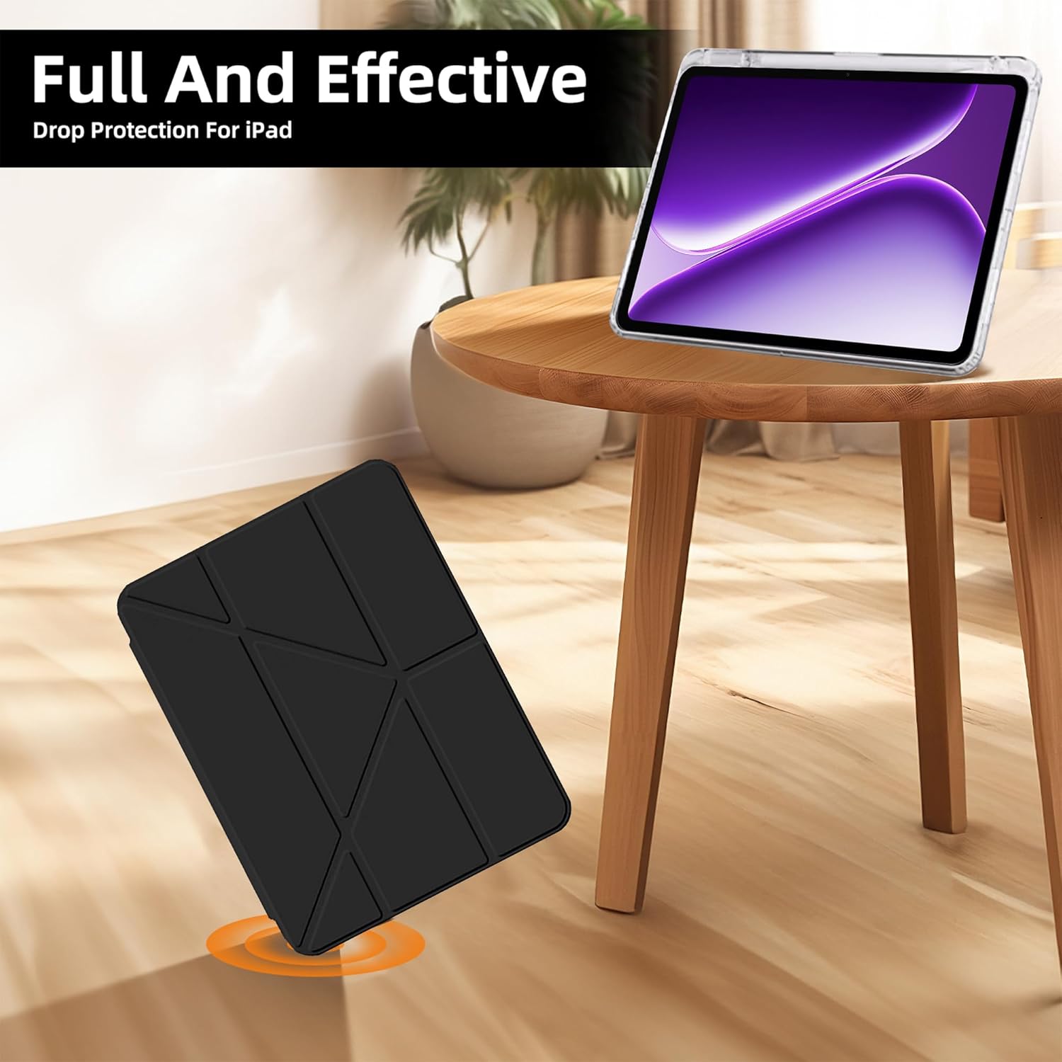 Thumbnail 2 de Hülle für OnePlus Pad Go 2 / OPPO Pad 5 von FDHYFGDY – Klapp-Case mit Sleep/Wake, Stiftschlitz und Schutz aus Mikrofaser & PU