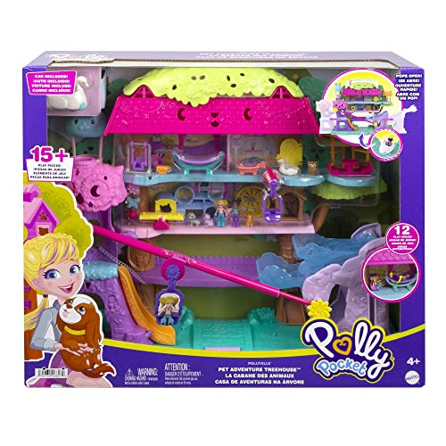 Thumbnail 5 de Polly Pocket POLLYVILLE Pet Adventure Treehouse Playset