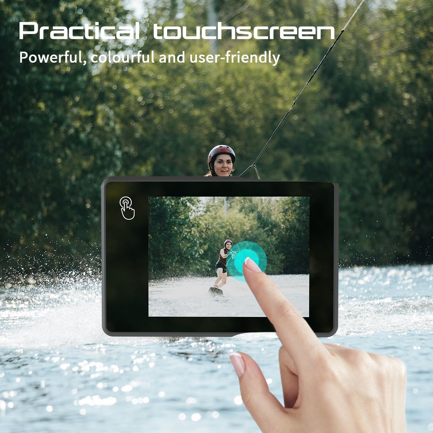 Thumbnail 4 de Apexcam M90 4K60FPS Action Cam mit 128GB Karte