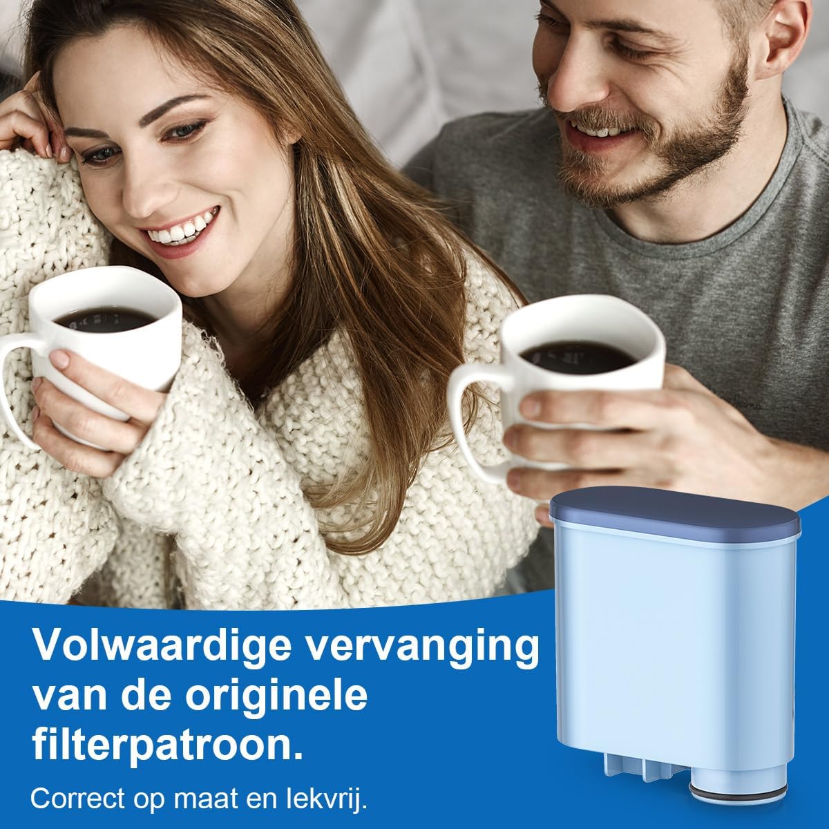 Thumbnail 5 de FILSWA waterfilter voor Philips en Saeco, 6 stuks met actieve kool