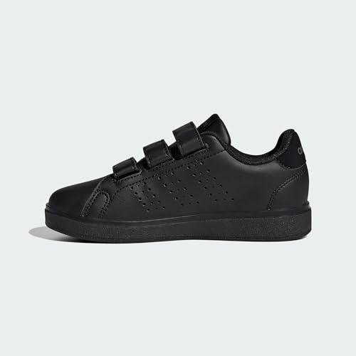 Detalle de adidas Kids Advantage Base 2.0 Shoes (Core Black/Core Black/Grey Six) – 11 UK Child