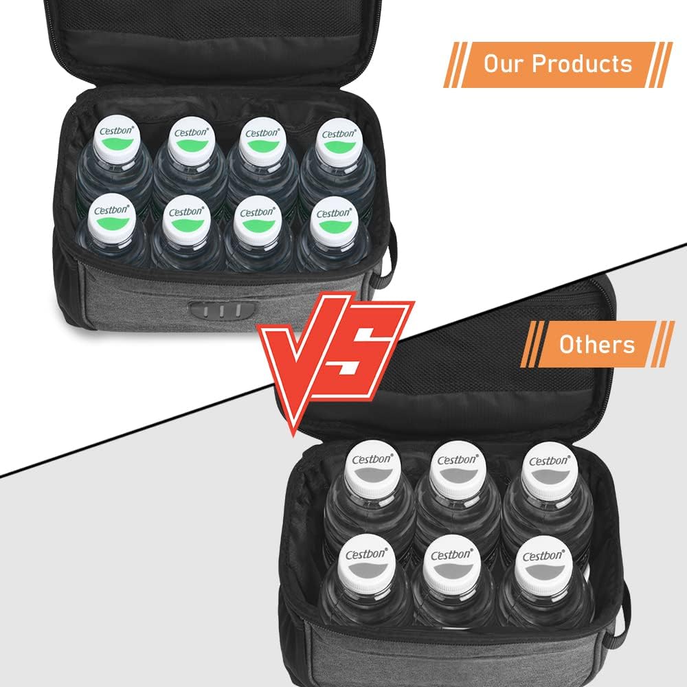 Thumbnail 3 de flintronic Sacoche de guidon vélo étanche 6L avec support téléphone (22x17x14 cm) — Noir