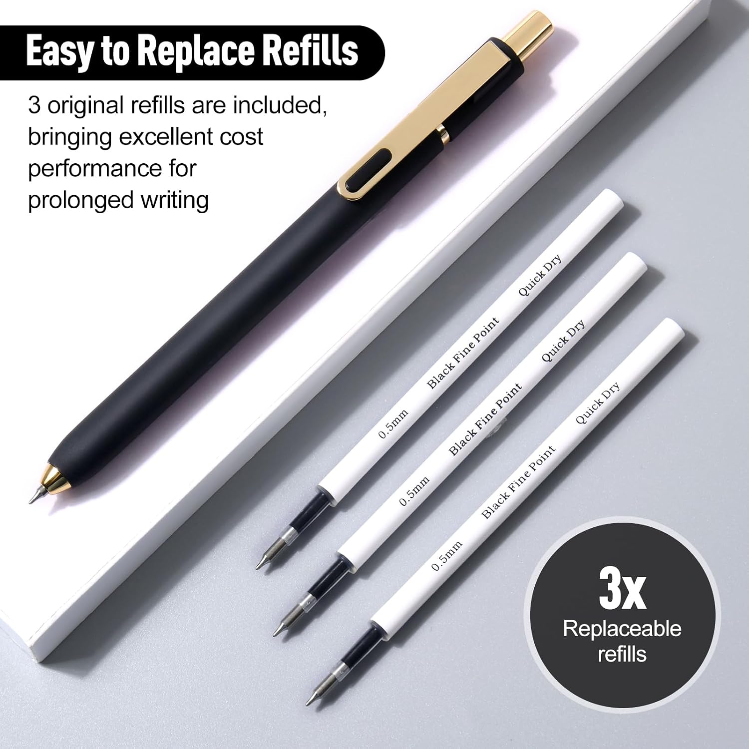 Detalle 2 de Startext Gel Pens, 0.5 mm Fine Point