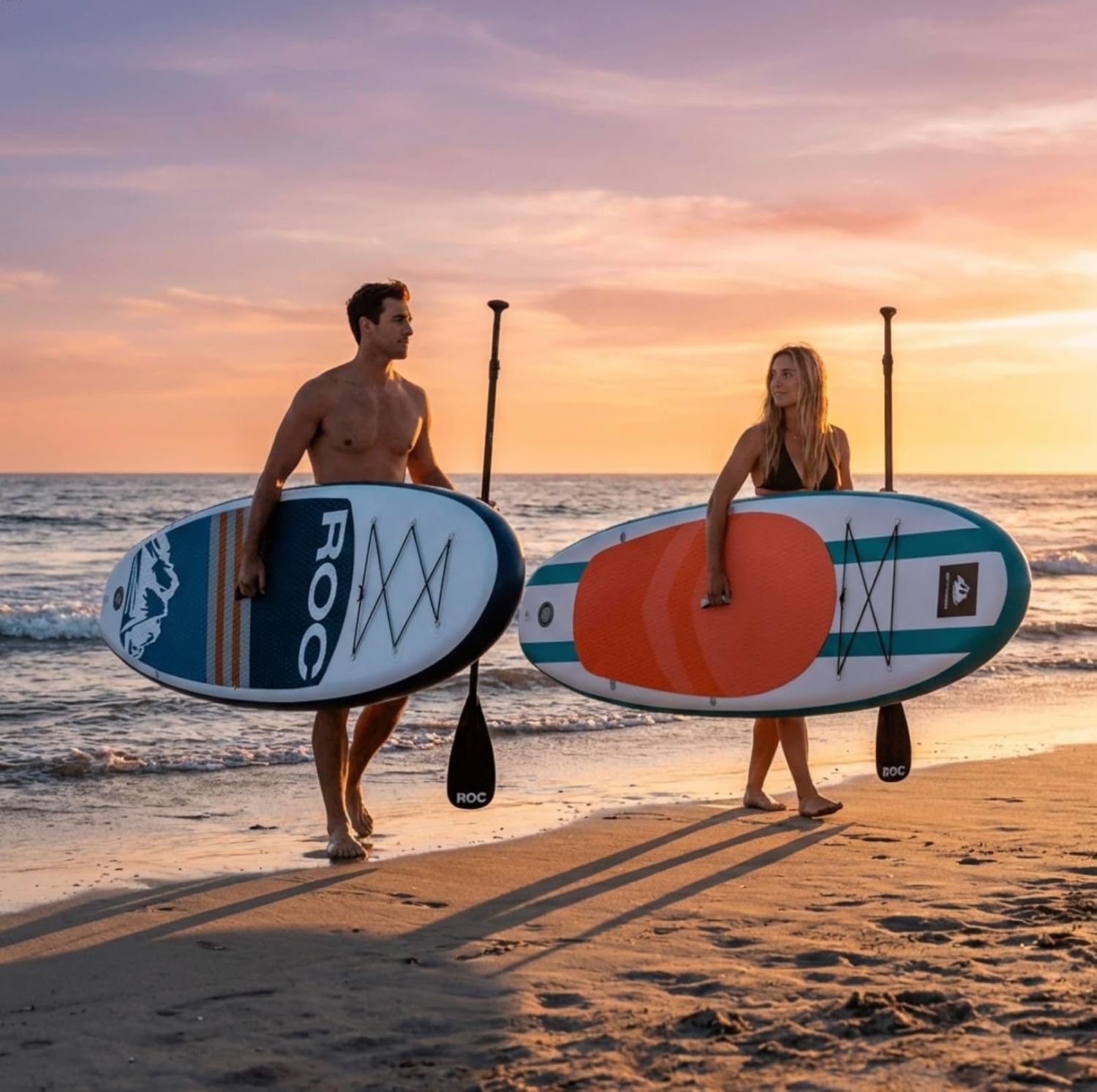 Thumbnail 5 de Roc Inflatable Stand Up Paddle Board with Premium Accessories — Wide, Stable & Ready to Ride