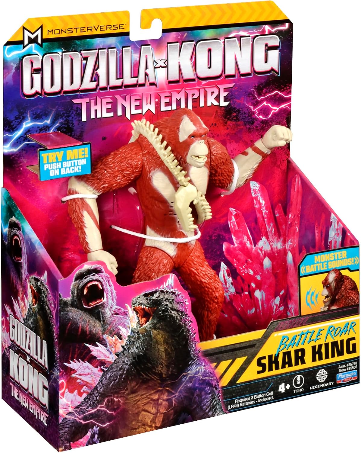 Thumbnail 4 de GODZILLA 35508 Skar King actionfigur, 17 cm med Battle Roar
