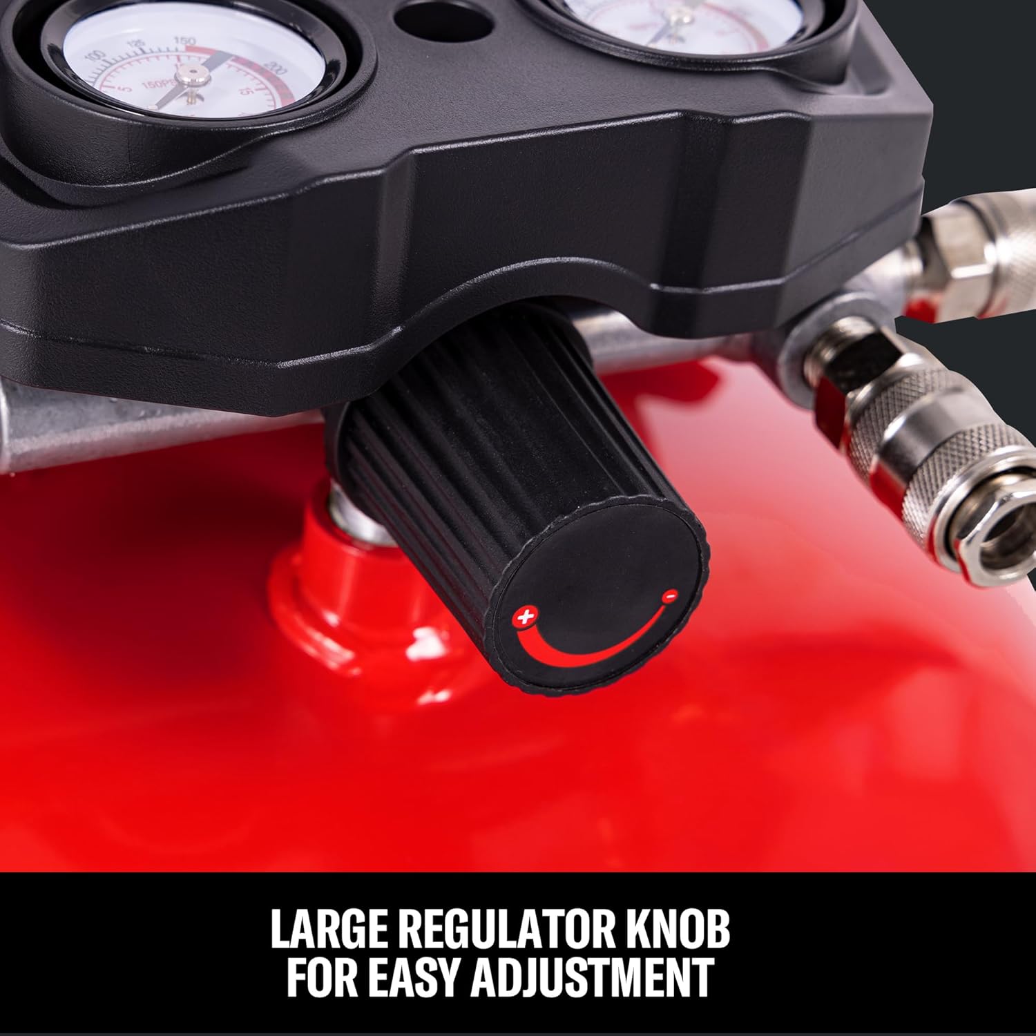 Thumbnail 4 de Craftsman CMXECXA0210641C 6-Gallon Portable Pancake Air Compressor (Oil-Free, Max 150 PSI, 1 HP)