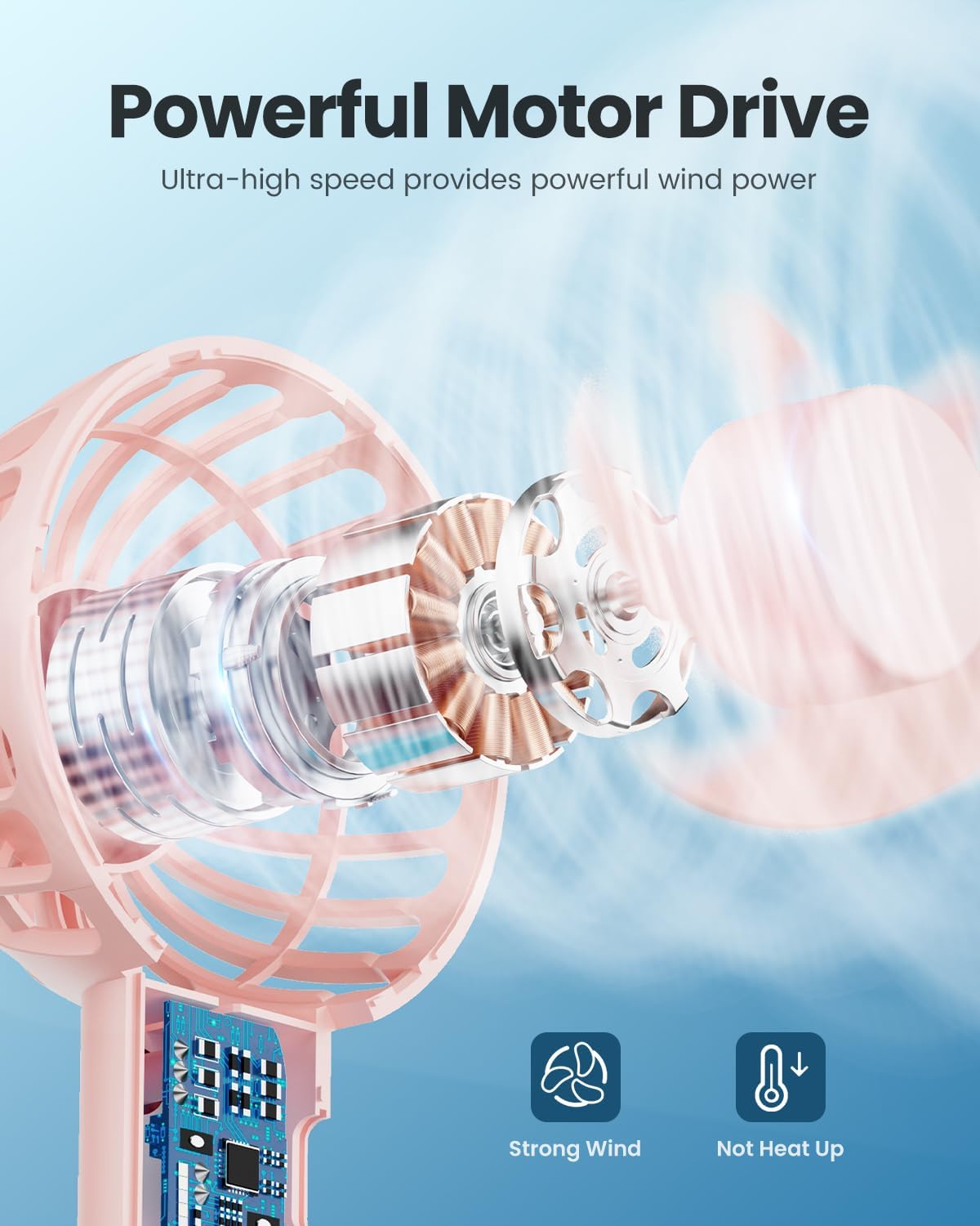 Detalle de gaiatop Mini Portable Fan 118g