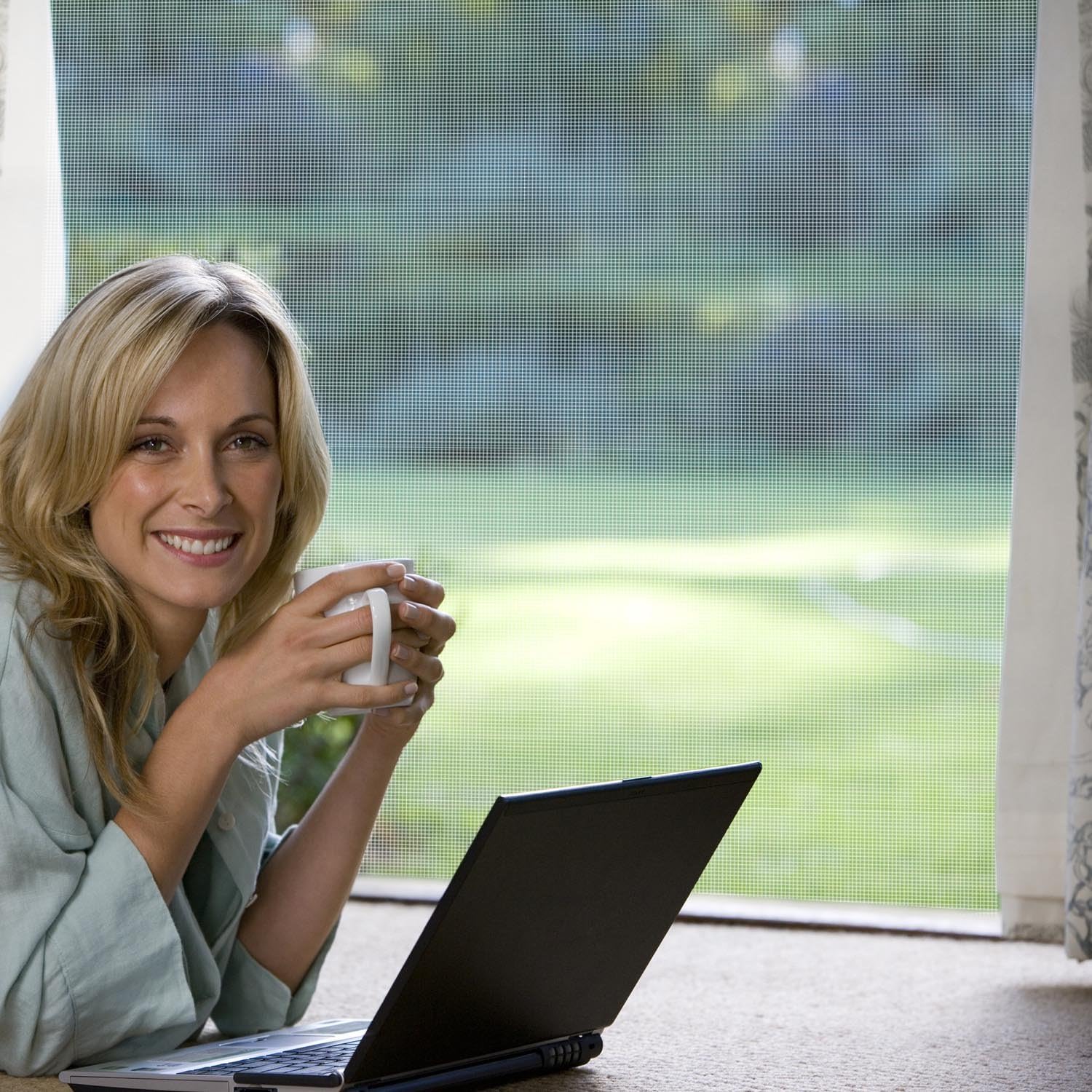 Thumbnail 5 de MYCARBON Moustiquaire de fenêtre sans perçage découpable (150 x 180 cm, blanc) avec bande auto-adhésive