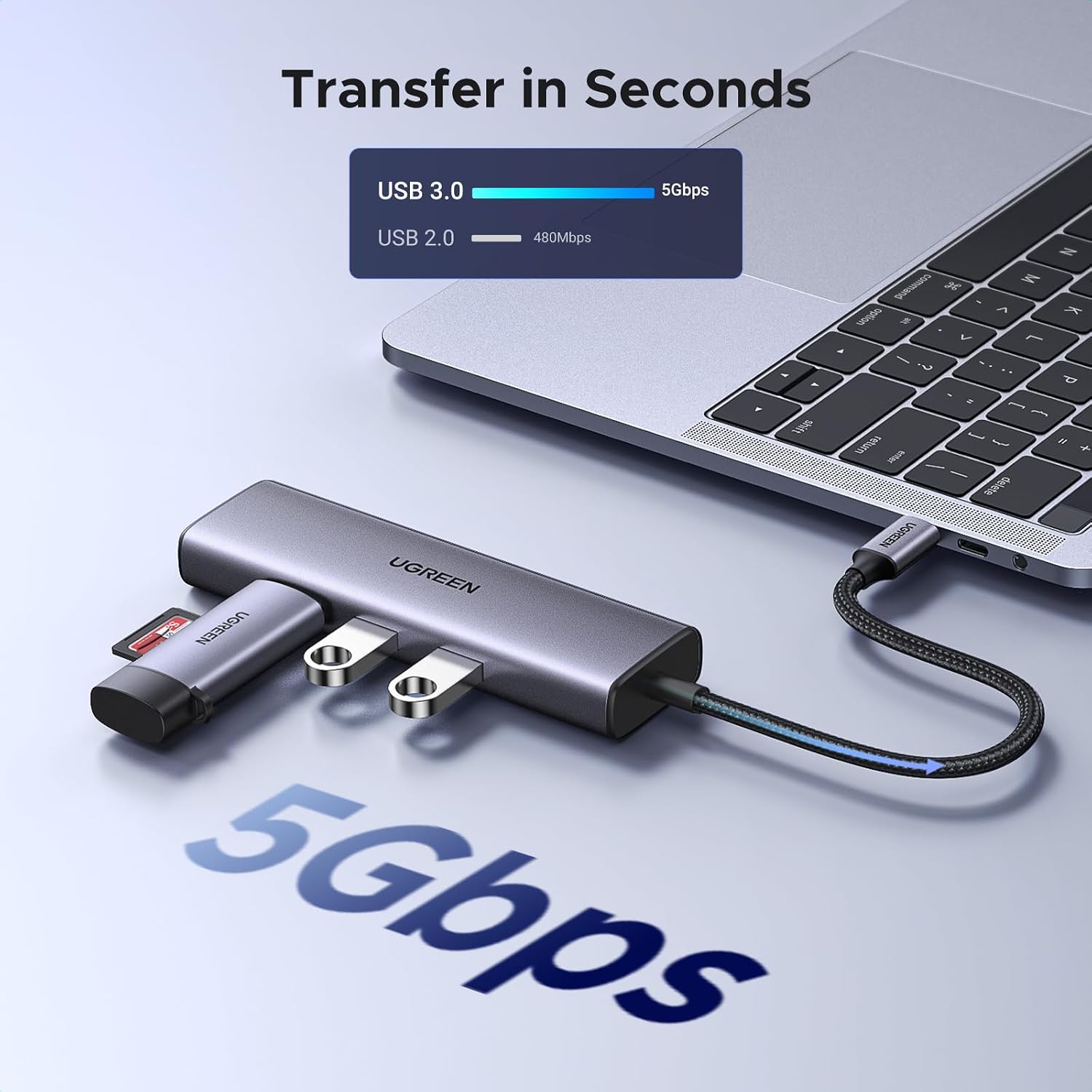 Thumbnail 5 de UGREEN Revodok USB C Hub 6‑in‑1