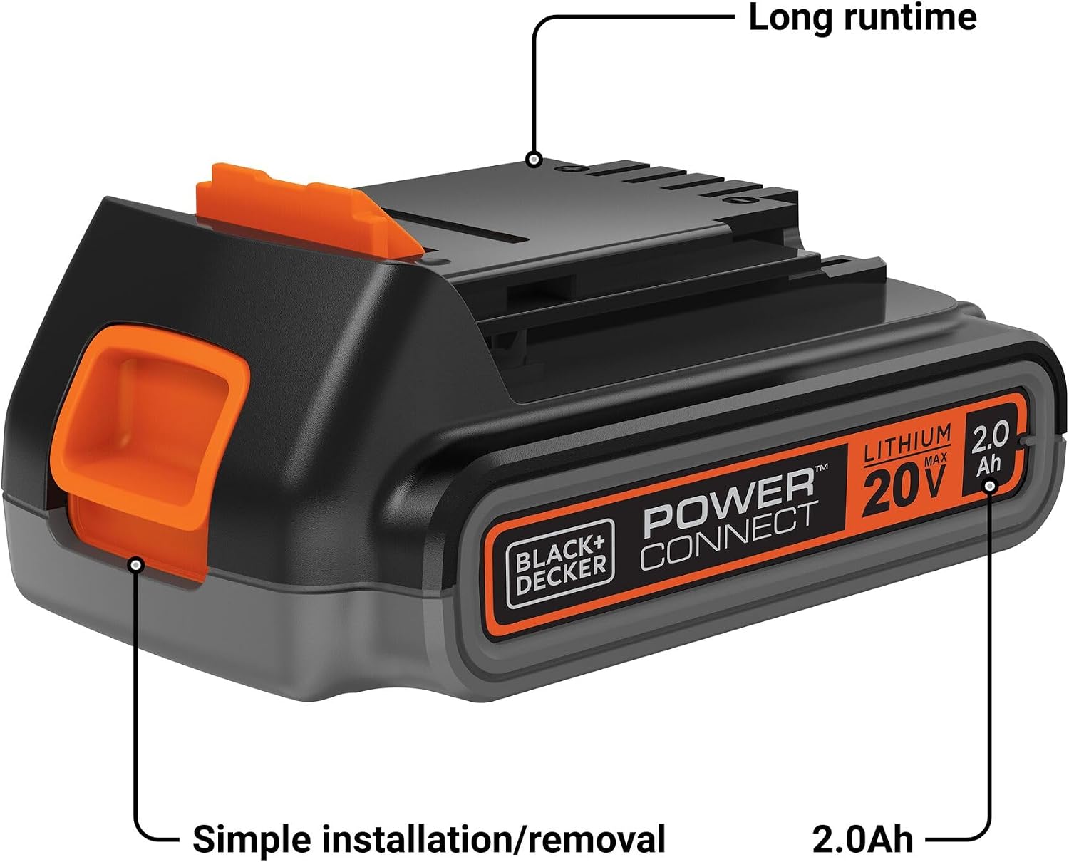 Thumbnail 1 de BLACK+DECKER cordless tool battery 2.0Ah