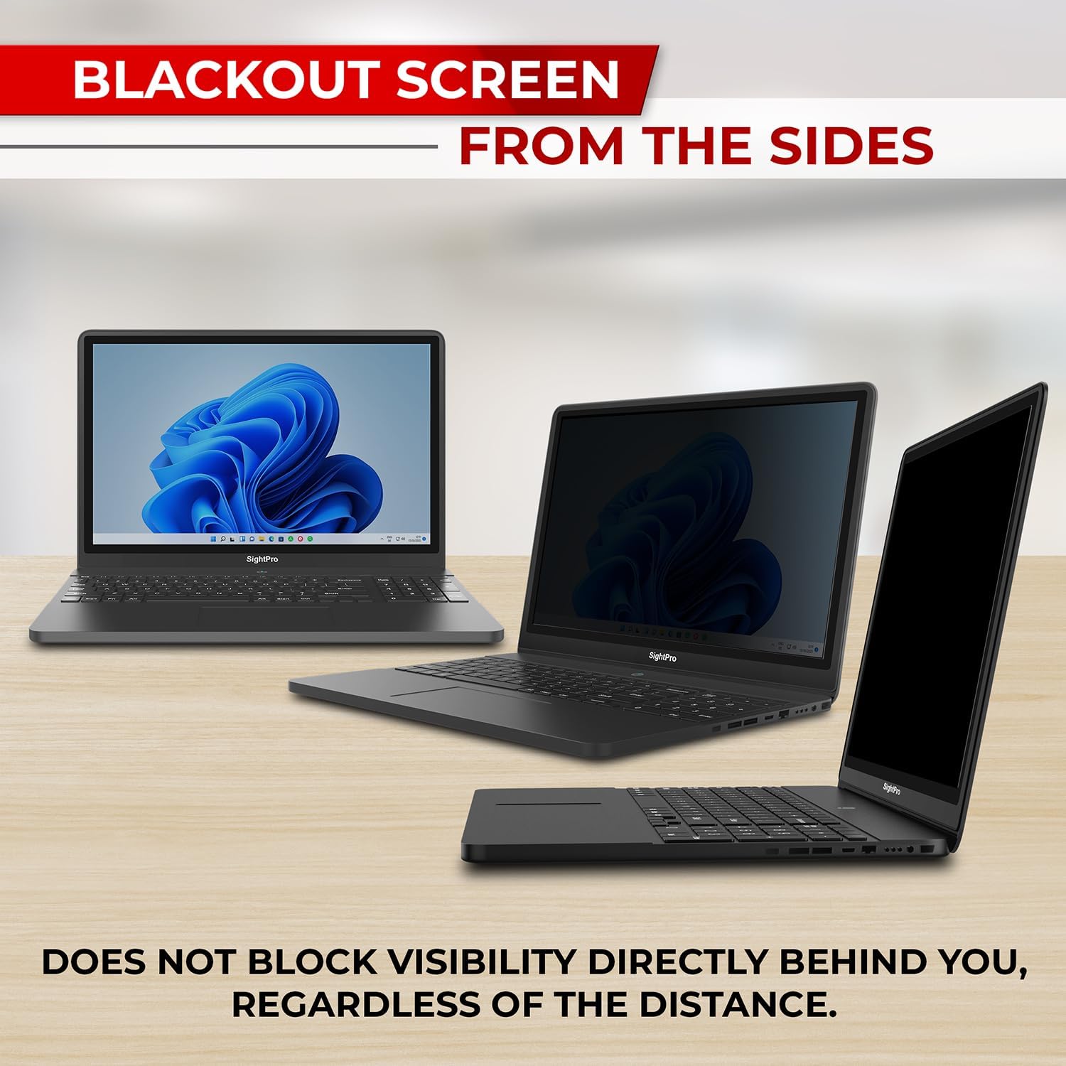 Detalle de SightPro SP-PSB156169 15.6-Inch Laptop Privacy Filter, 16:9 Anti-Glare