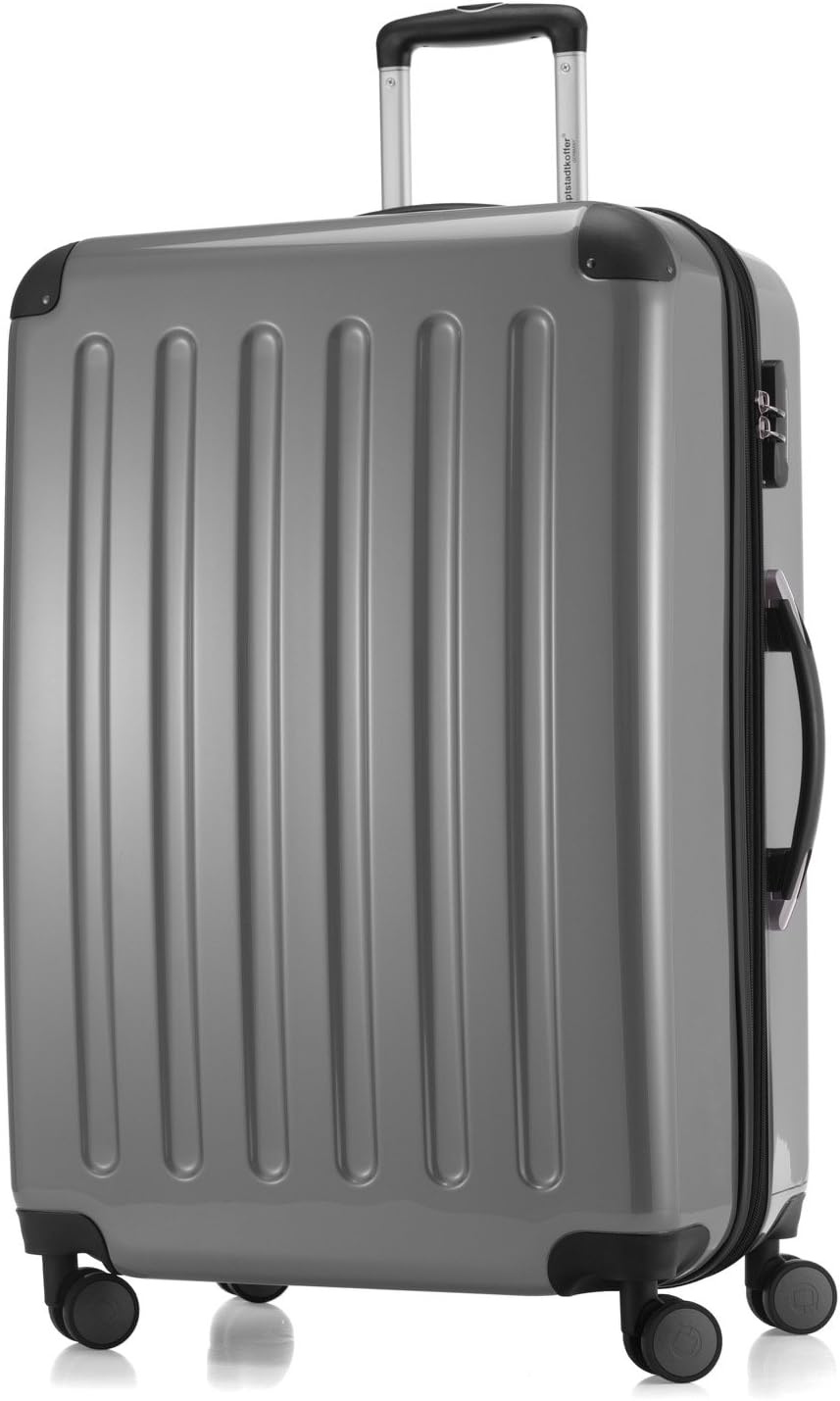 Detalle de HAUPTSTADTKOFFER Valigia Rigida Alex 75 cm, 119 L, Argento – 4 Doppi Ruote