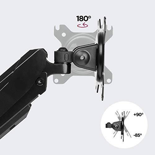 Detalle 2 de Duronic DMG52 Brazo doble para 2 monitores 8 kg