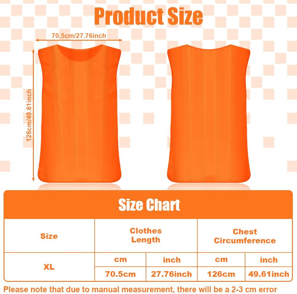Detalle 2 de BSBUY 5231162 voetbaltrainingshesjes, 6-delige meshset van polyester