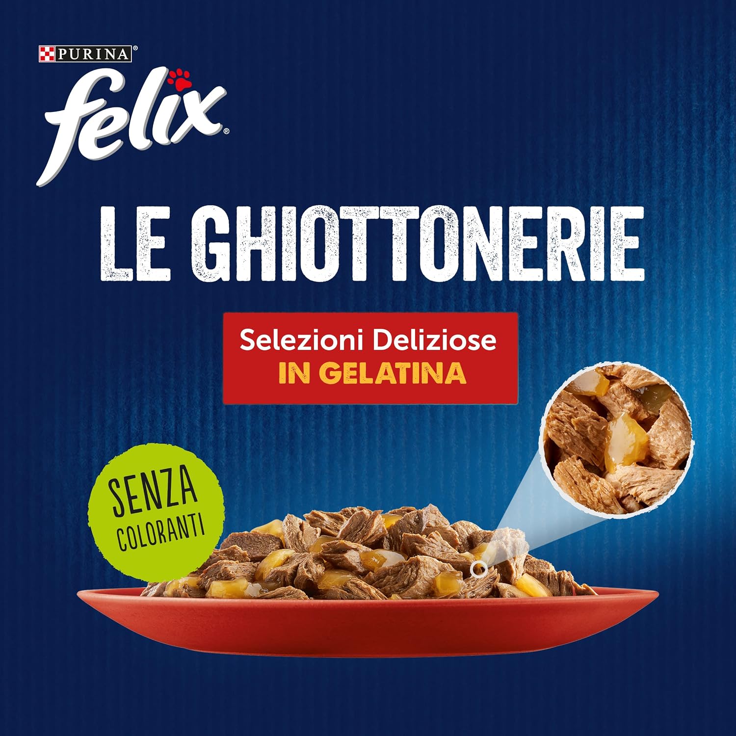 Thumbnail 6 de FELIX Le Ghiottonerie Cibo Umido per Gatti Adulti – 48 Bustine da 85g