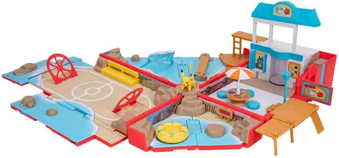 Thumbnail 2 de Pokémon Beach Battle Carry Case Playset with Pikachu battle figure