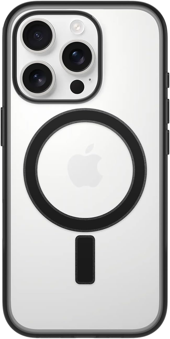Detalle de OtterBox Clear Case MagSafe-hoesje voor iPhone 16 Pro, Grackle