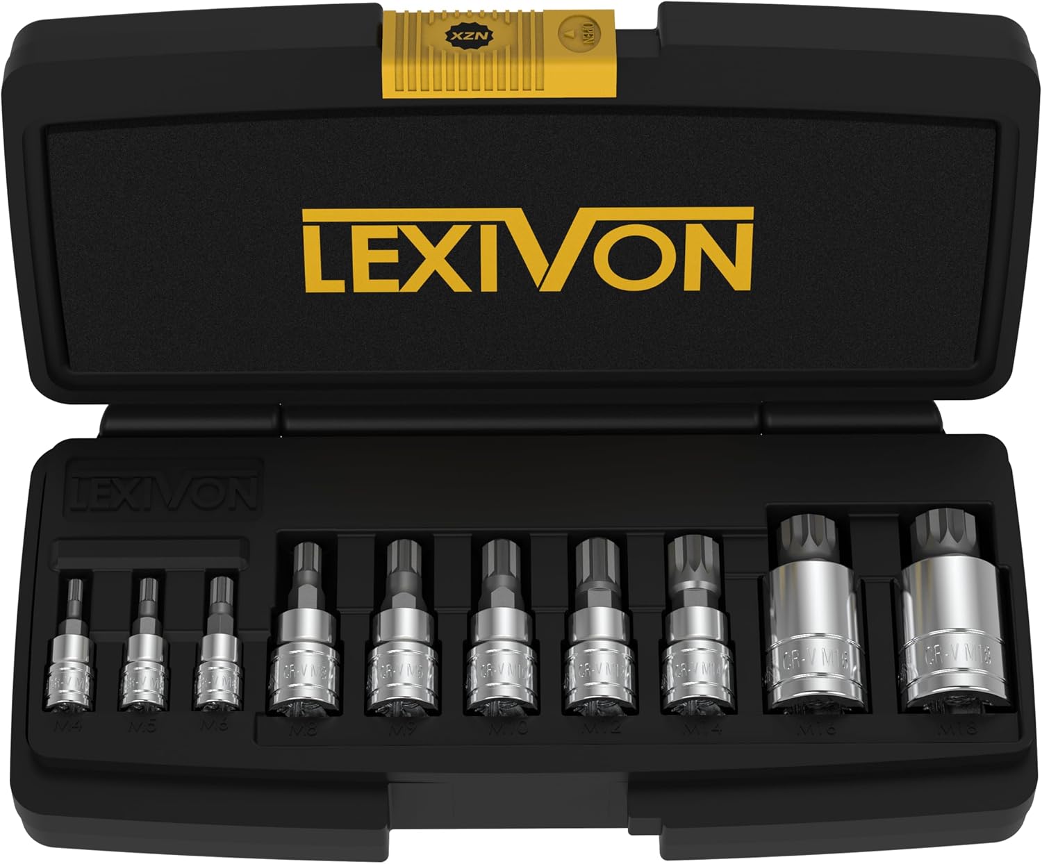 Detalle de LEXIVON LX-145 Coffret douilles Torx mâles 10 pièces