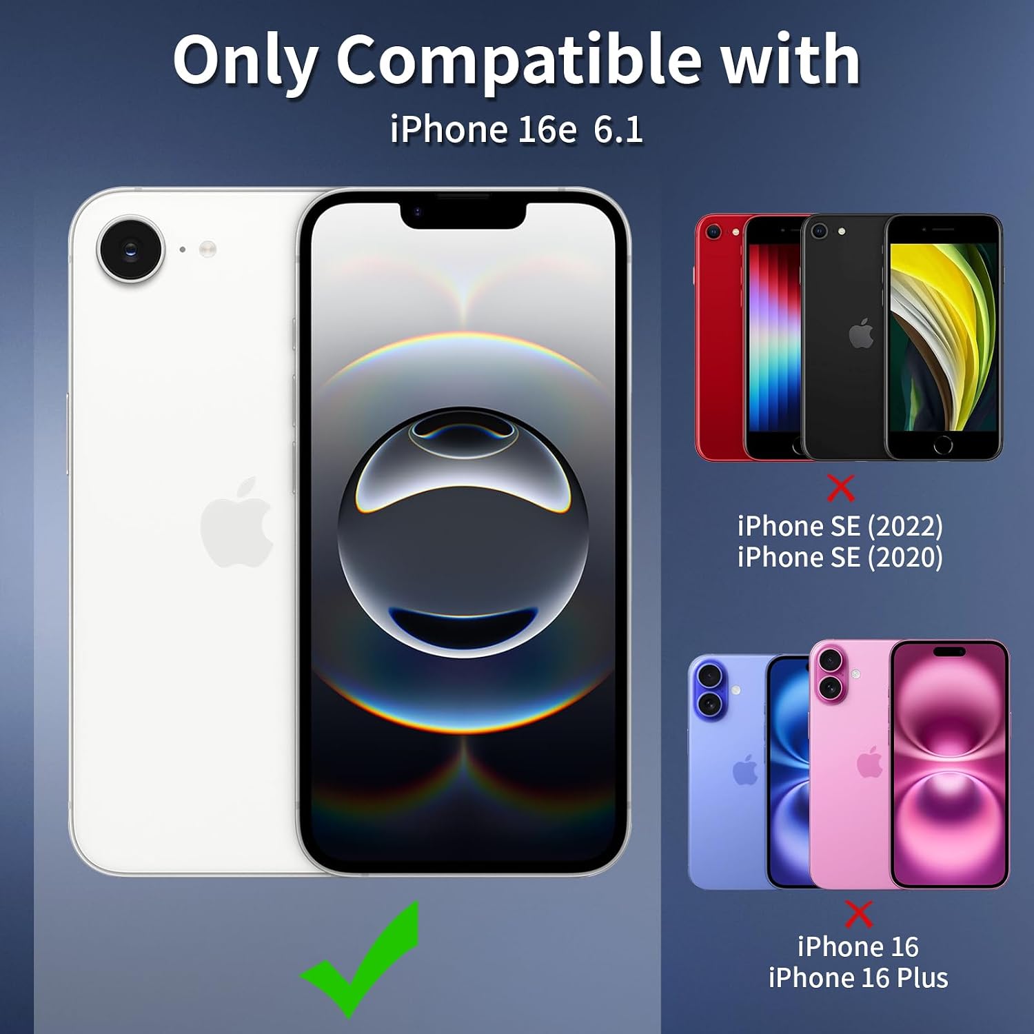 Thumbnail 1 de Yohii Funda iPhone 16e MagSafe 2 piezas