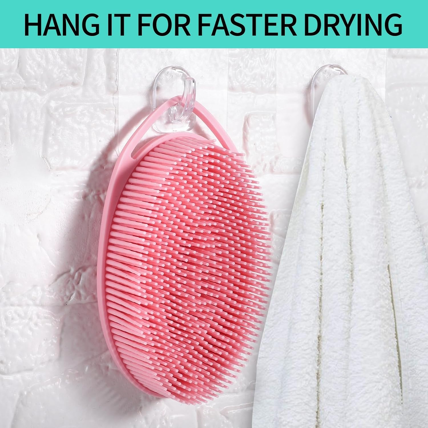Detalle 1 de Thboxes Silicone Body Scrubber 13.5x8cm