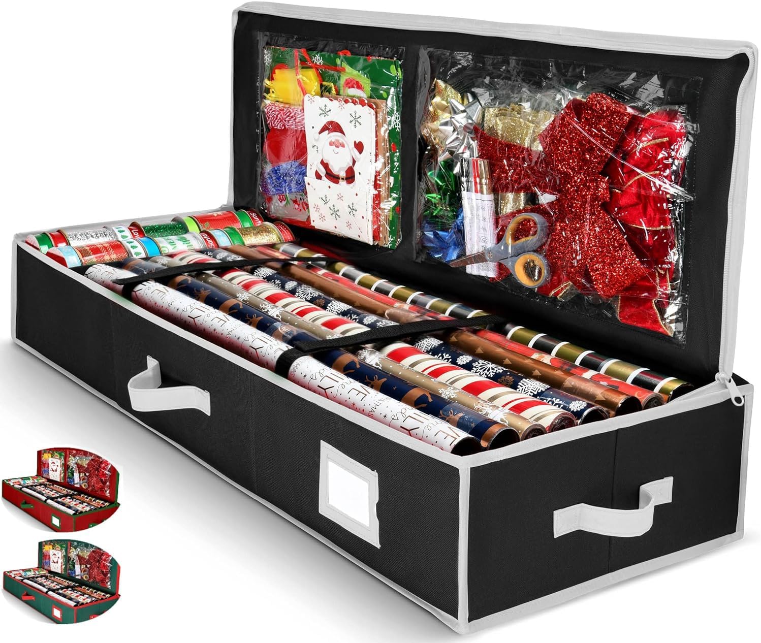 Detalle de Premium Wrapping Paper Organizer Fits Up to 27 Rolls