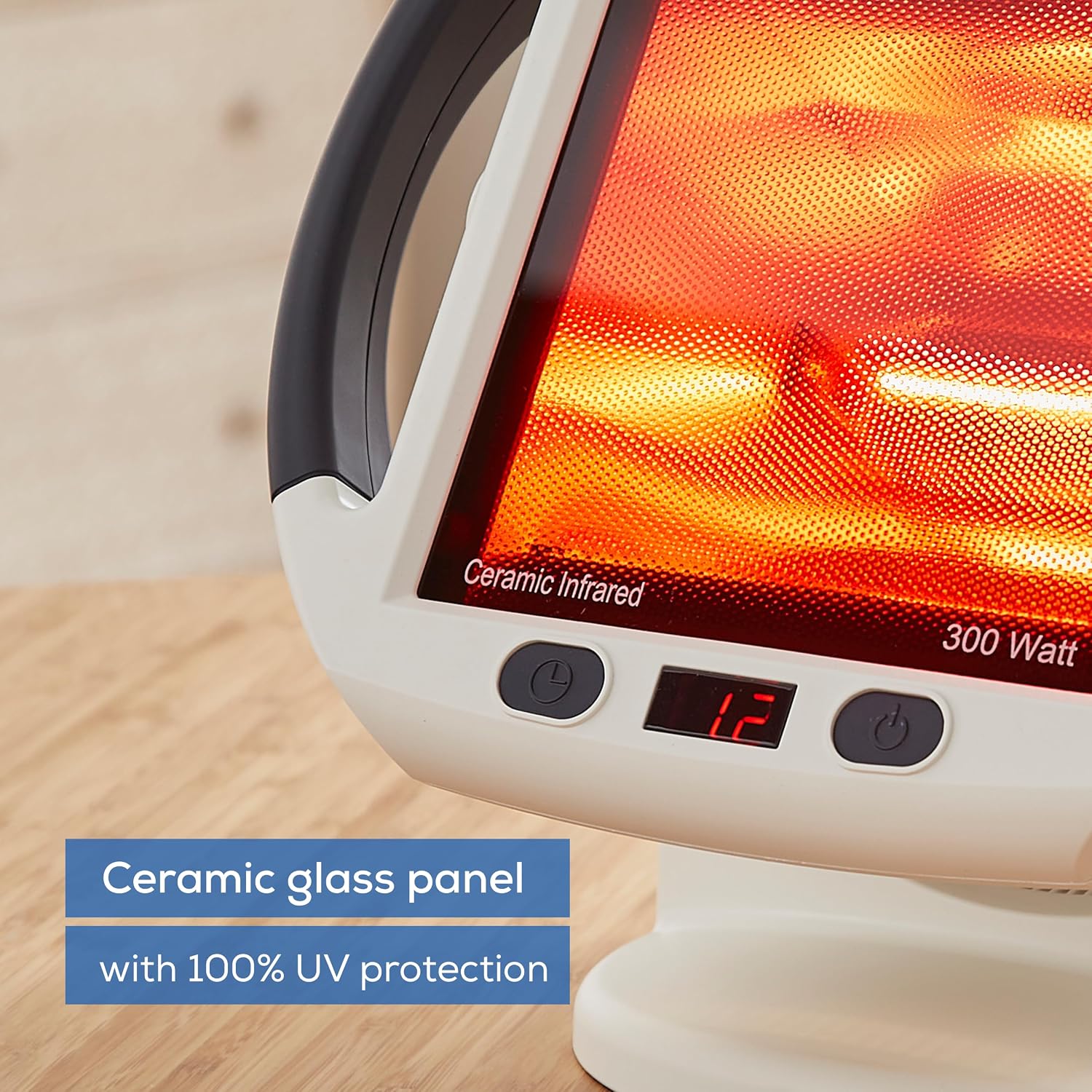 Detalle de Beurer IL50 Infrared Heat Lamp: Practical Infrared Therapy for Cold Symptoms and Muscle Tension