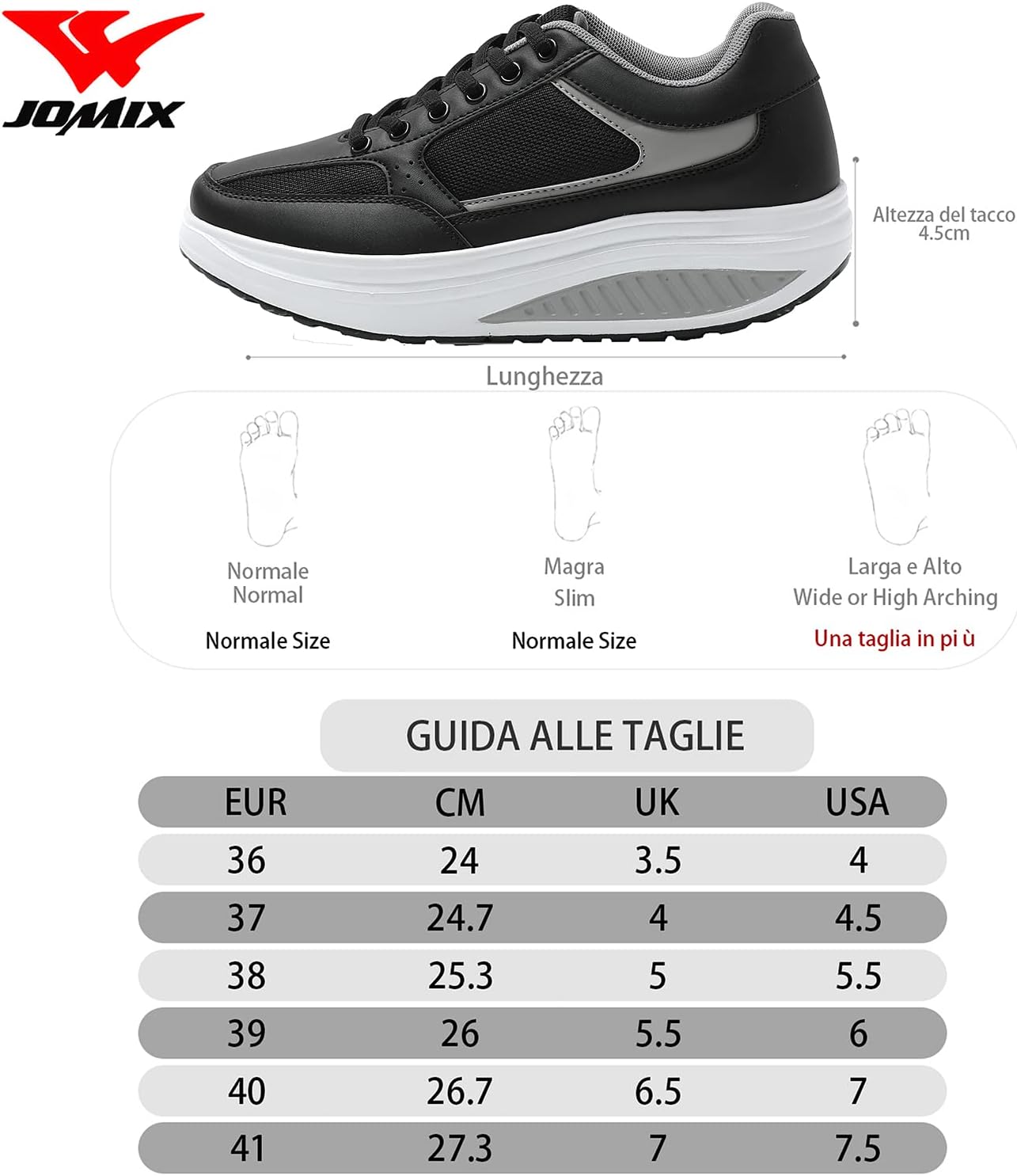 Thumbnail 5 de JOMIX Scarpe Basculanti Comode per Camminata