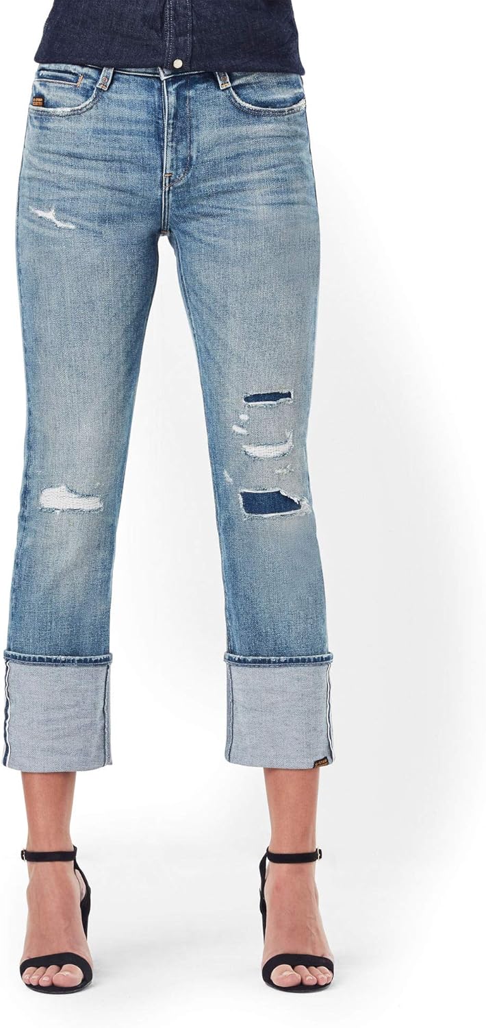 Thumbnail 6 de G-Star Femmes Noxer Straight Jeans – coupe droite et détails emblématiques