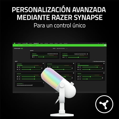 Thumbnail 6 de Razer Seiren V3 Chroma micrófono condensador USB blanco 🎙