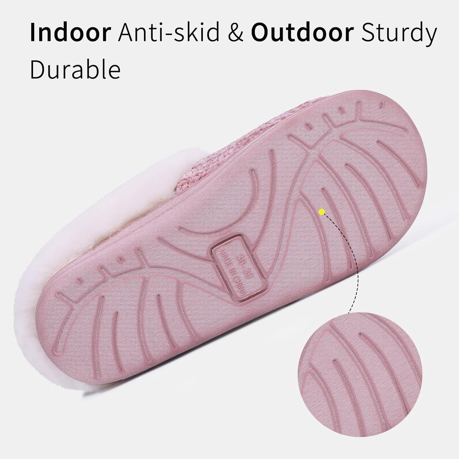 Thumbnail 5 de Evshine Warm Knit House Slippers for Women with Memory Foam and Plush Lining