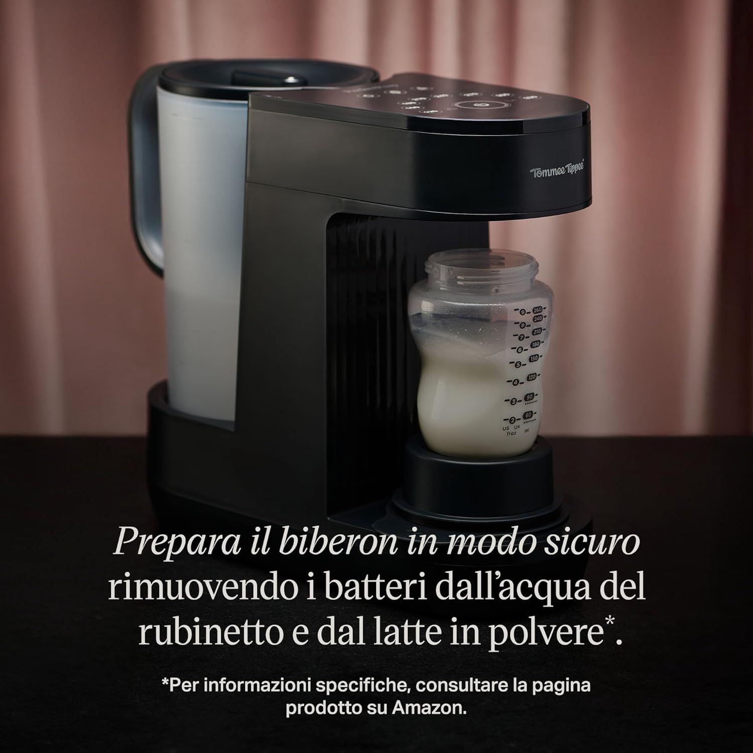 Detalle de Tommee Tippee Perfect Prep: Preparatore Biberon per latte a temperatura corporea in 90 secondi