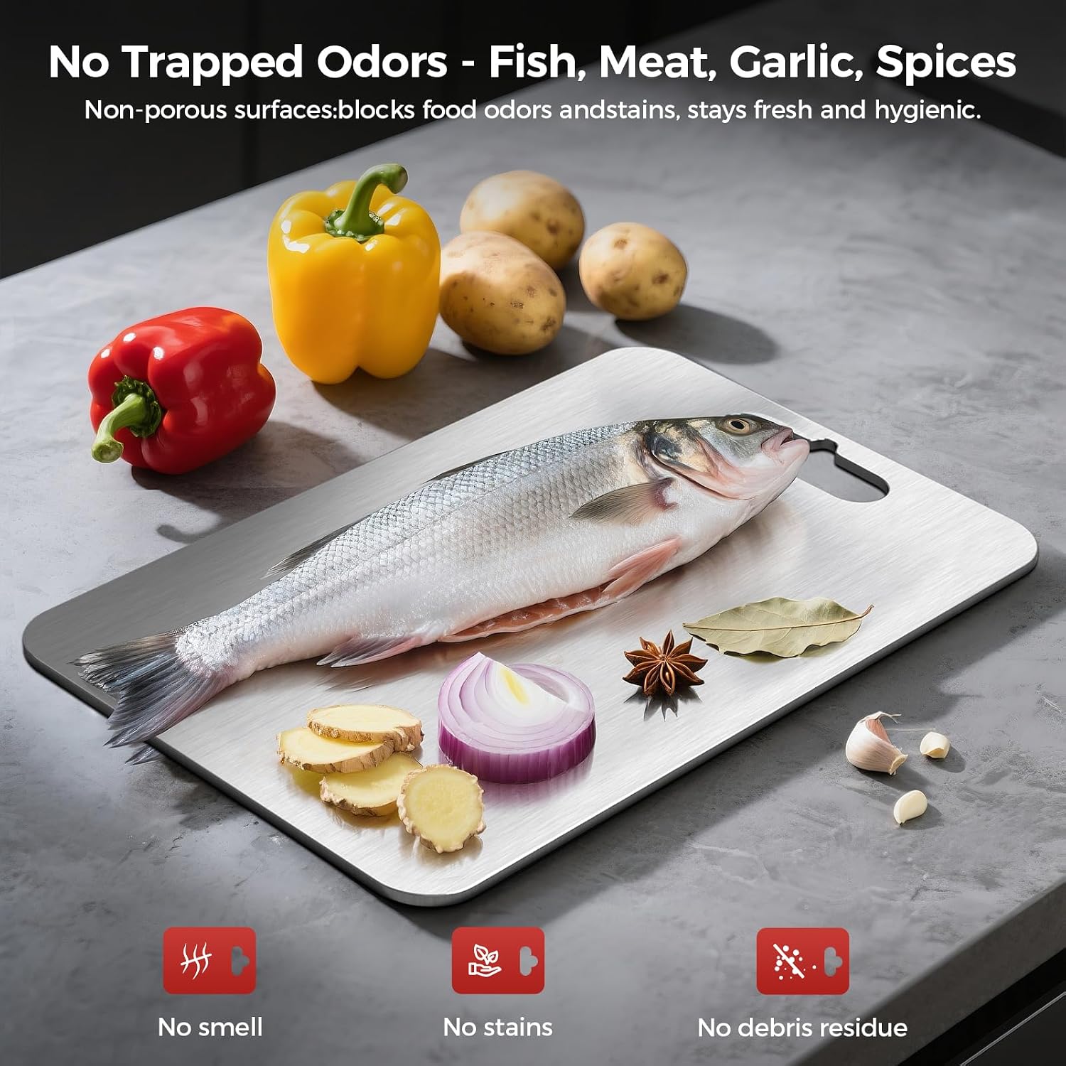 Thumbnail 4 de Titanium Cutting Board Set, 100% Pure Titanium